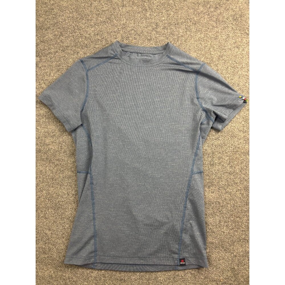 Sherpa Adventure Gear Shirt‎ Mens Small Blue Short Sleeve Performance Tee Top